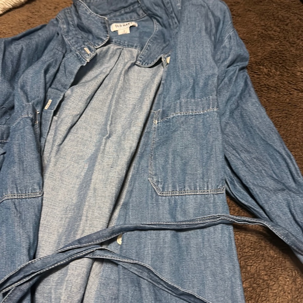 Old navy blue Jean dress